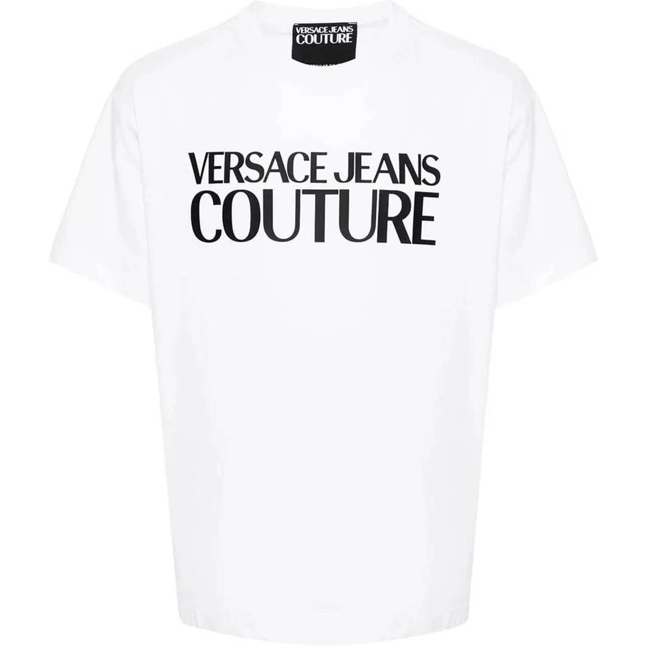 

Футболка с логотипом VERSACE JEANS, белая