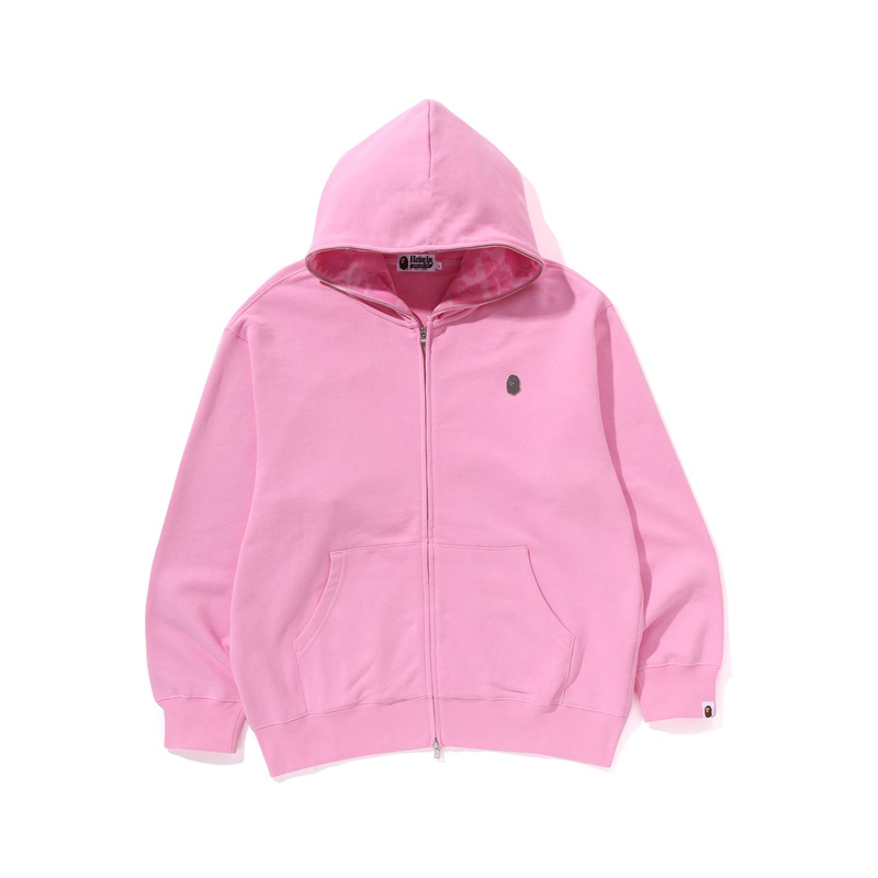 

Бейп расслабленного кроя худи с молнией A BATHING APE, розовый