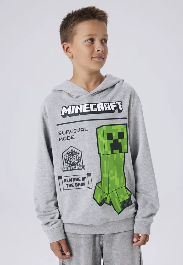 Толстовка minecraft Two Soon, Grey Melange
