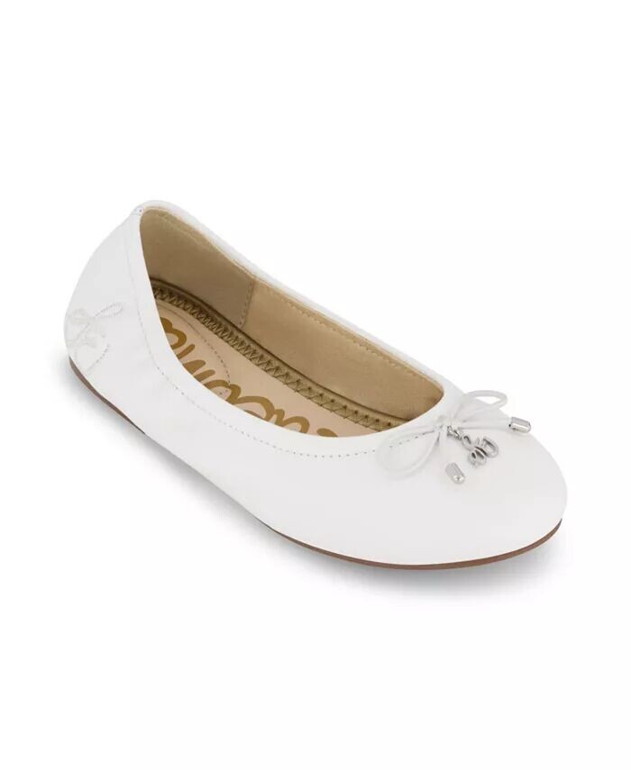 

Балетки Felicia для маленьких и больших девочек Sam Edelman, серебряный