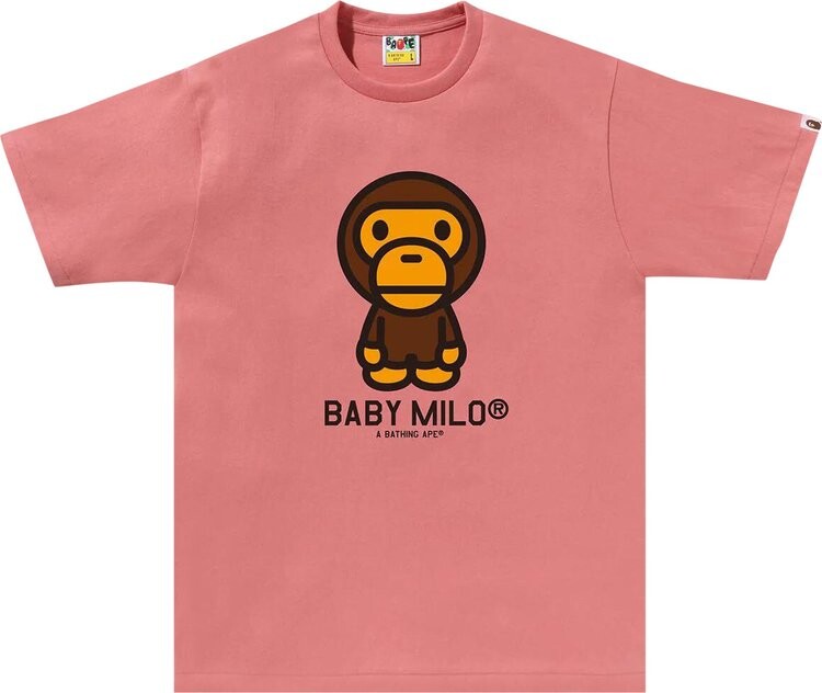 

Футболка BAPE Baby Milo 'Pink', розовый