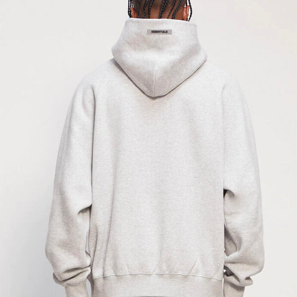 Толстовка fw20 core hoodie 'heather grey' Fear Of God Essentials, серый — фото 4