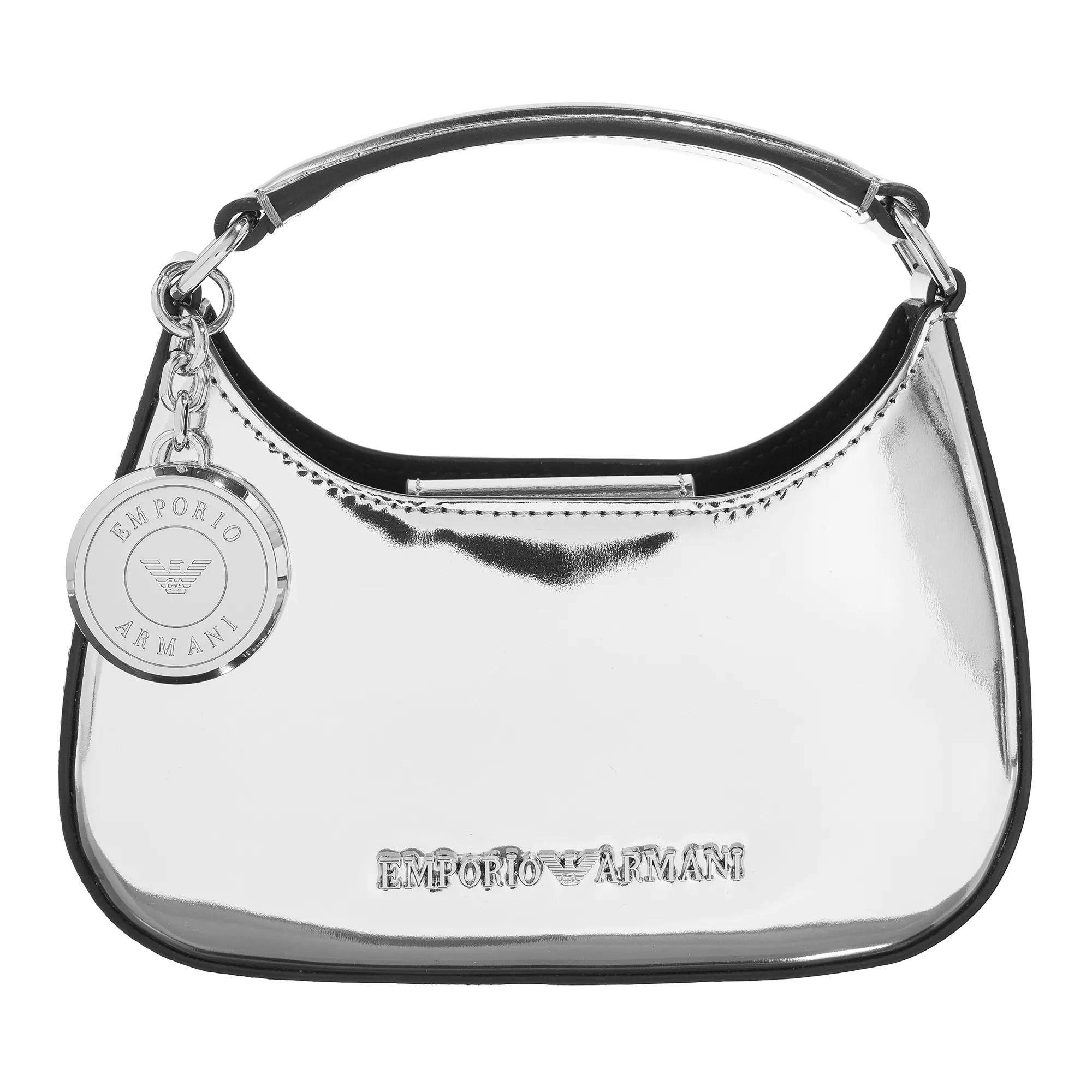 

Мини сумка Emporio Armani, серебряный