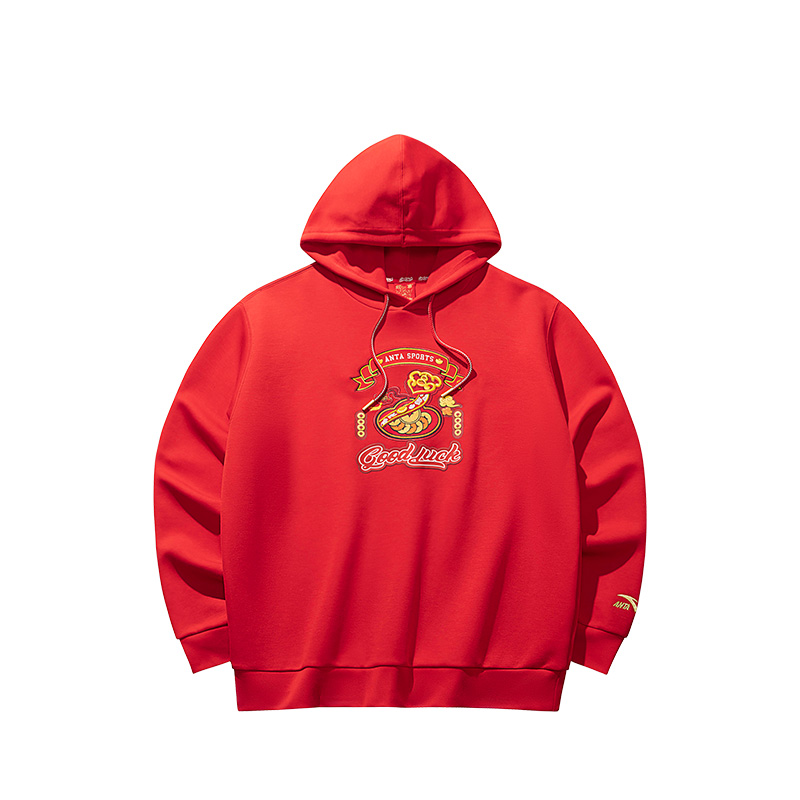 

ANTA Толстовка Life Collection мужская насыщенный красный