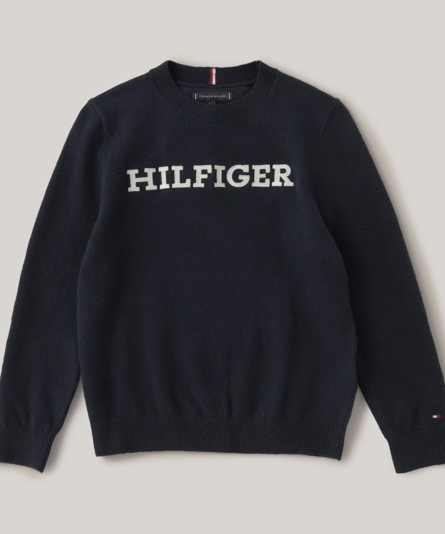 (K) Томми Хилфигер Монотип Обычный свитер TOMMY HILFIGER, Multi — фото 3
