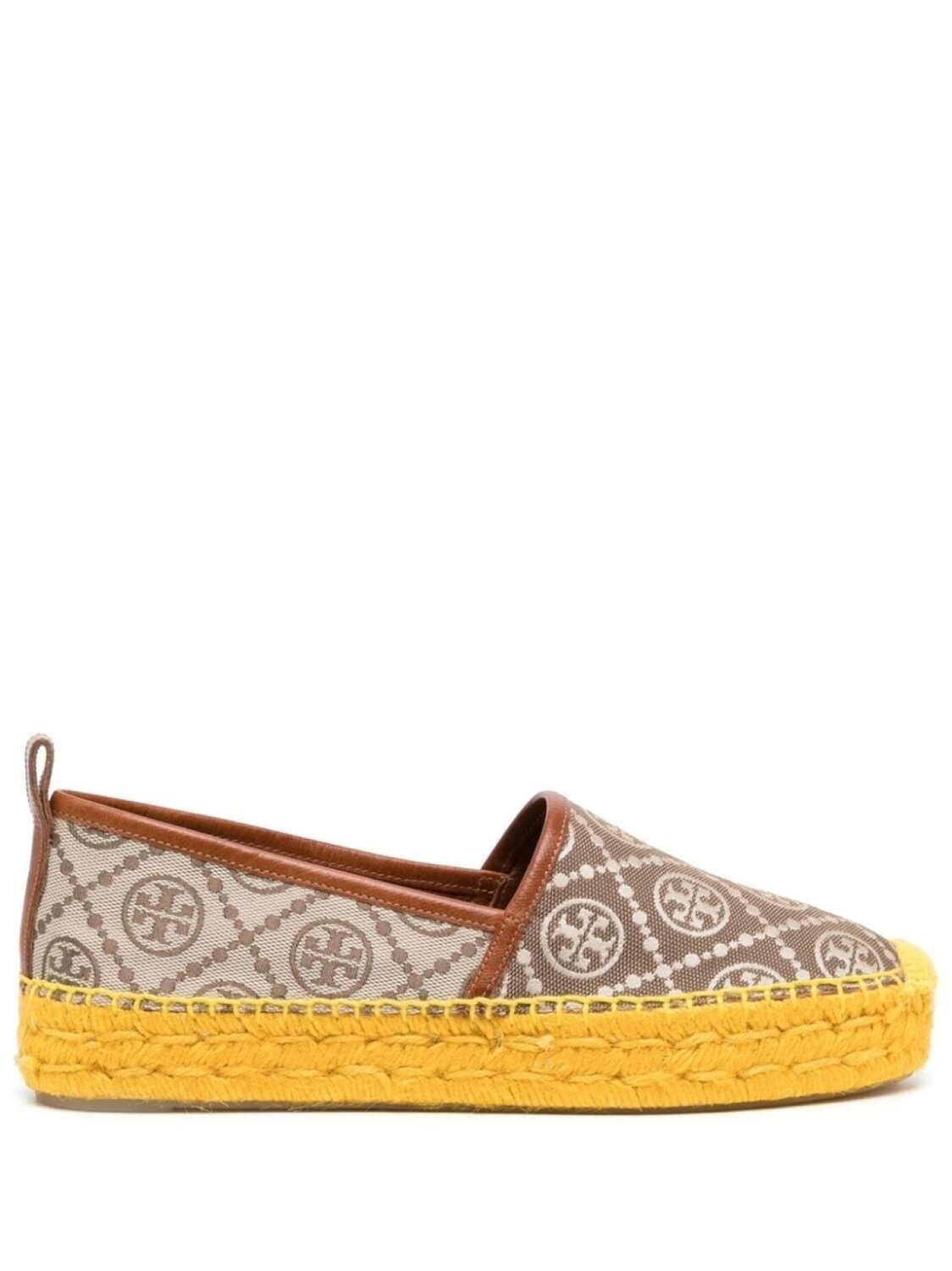 

Tory Burch эспадрильи с логотипом, коричневый