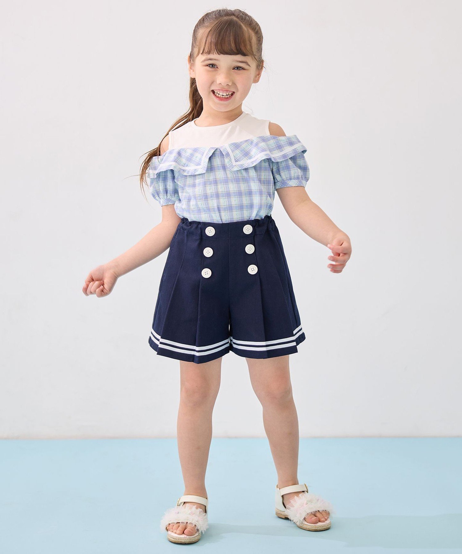 Морские шорты ANY KIDS, Navy [075] — фото 4