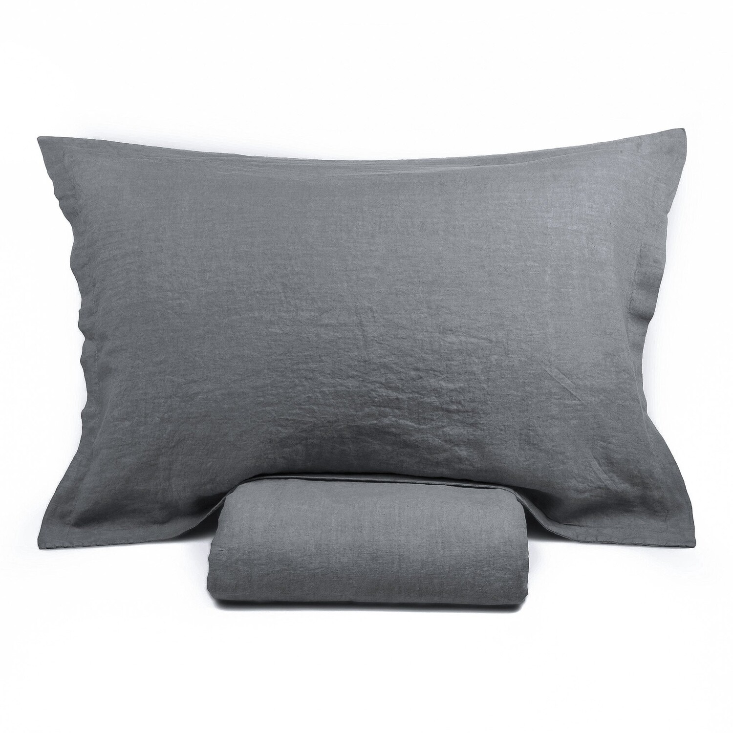

Комплект постельного белья с простынью из чистого льна StoneWashed без глажки - люкс Lisola Stone, багио, односпальный