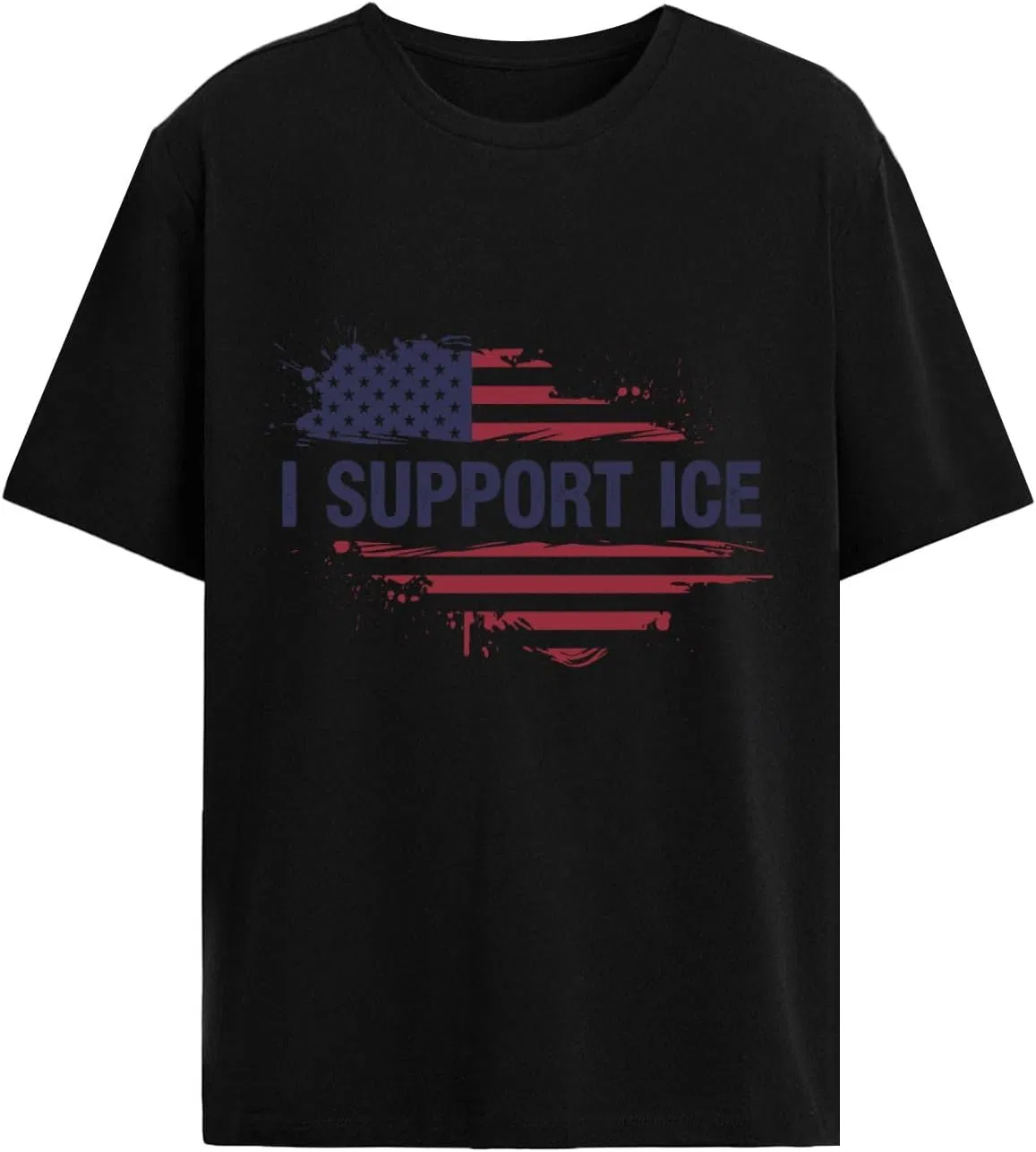 Футболка I Support ICES женская повседневная Generic, черный