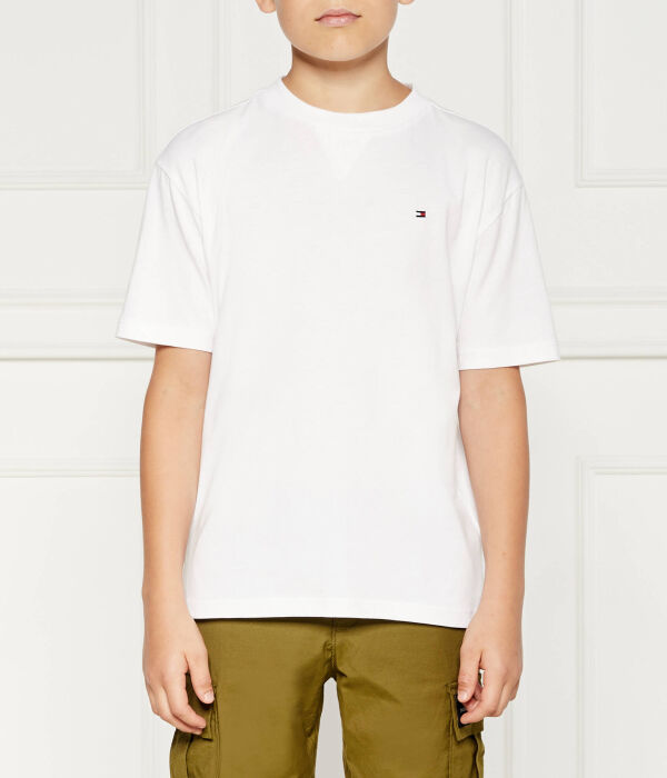 

Футболка детская Tommy Hilfiger Regular Fit с логотипом, белый