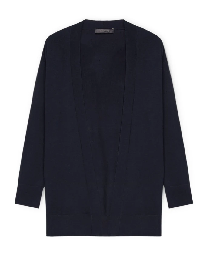 

Кардиган с открытым передом из вискозы ecovero Elena Mirã², синий