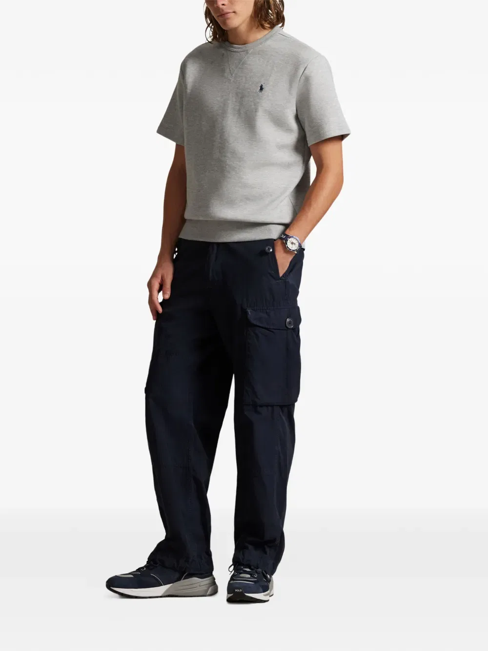 Футболка с коротким рукавом и круглым вырезом Polo Ralph Lauren, серый — фото 2