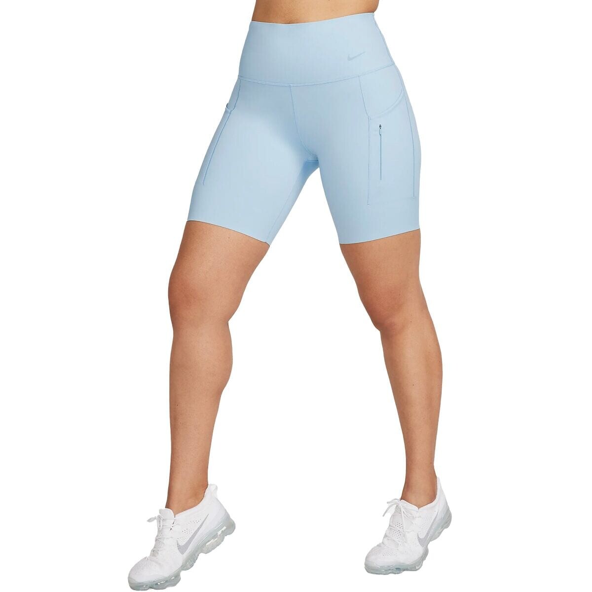 

Короткие кроссовки dri-fit go hr 8 дюймов Nike, цвет light armory blue/black
