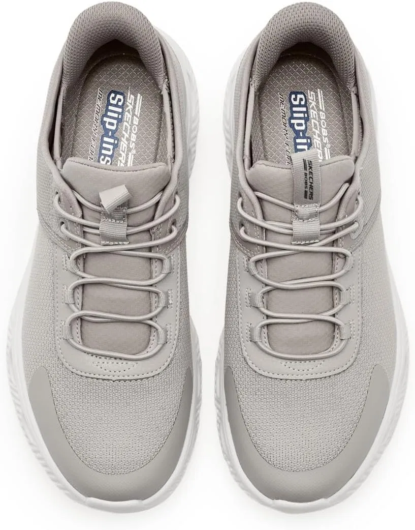 Мужские кроссовки Skechers Bobs Arc Waves - Slick Turn Slip-ins Trainers, Taupe — фото 2