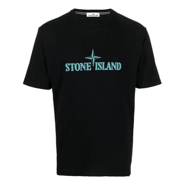 

Футболка script t-shirt 'black' Stone Island, черный