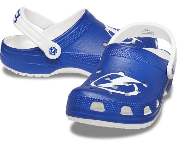 Классические сабо NHL Tampa Bay Lightning Crocs мужские, цвет White — фото 2