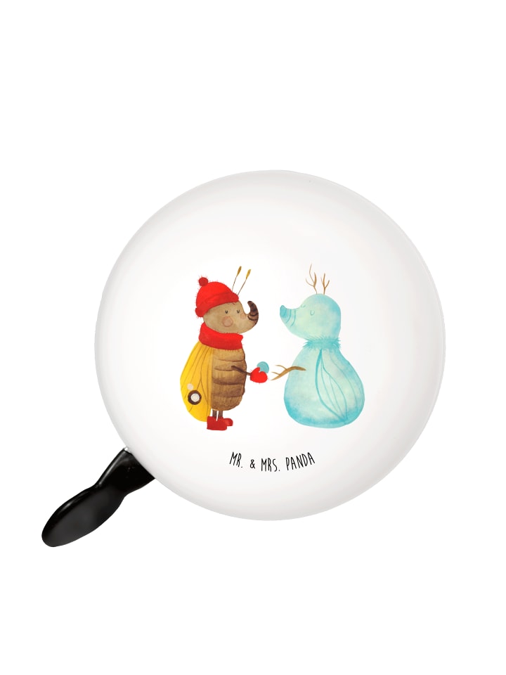 

Mr. & Mrs. Panda Велосипедный звонок, мотылек, снеговик без надписи белого цвета