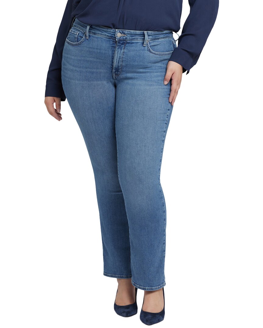 

NYDJ Plus Marilyn Heyburn Wash Прямые джинсы, Medium Wash