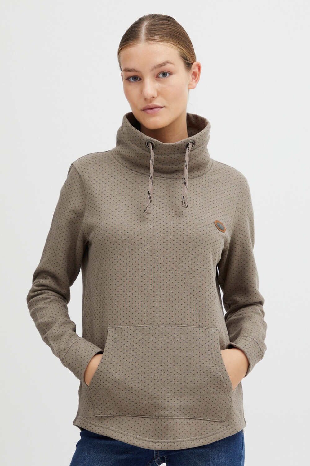 

Толстовка Oxmo Stehkragenpullover OXAmini Tube SW, серый
