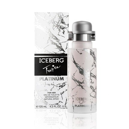 

ICEBERG Twice Platinum 125ml Eau de Toilette Luxurious Women's Perfume with Floral and Oriental Notes