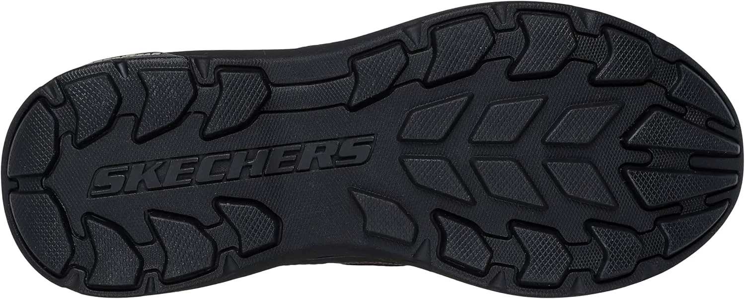 Мужские лоферы Skechers USA Pollard-Osgood с мысом-мокасином, красный/коричневый — фото 2