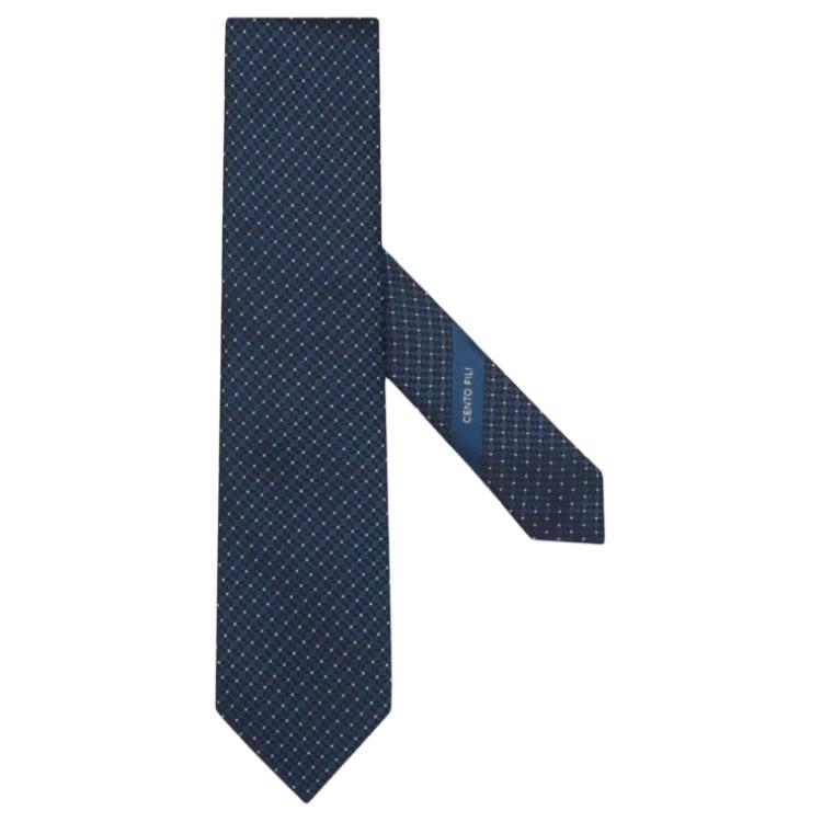 

Ermenegildo Zegna Шелковый галстук, Blue Green