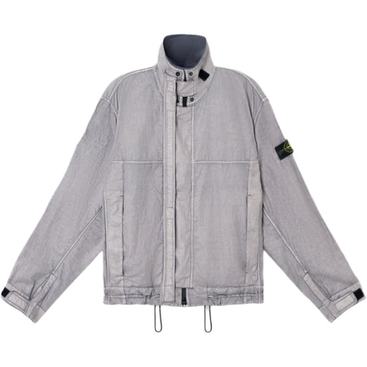 

STONE ISLAND Льняной пиджак с покрытием, Blue