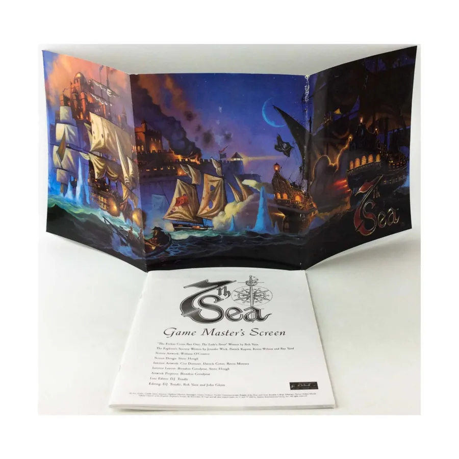 

Game Master's Screen (1st Edition), 7th Sea, мягкая обложка