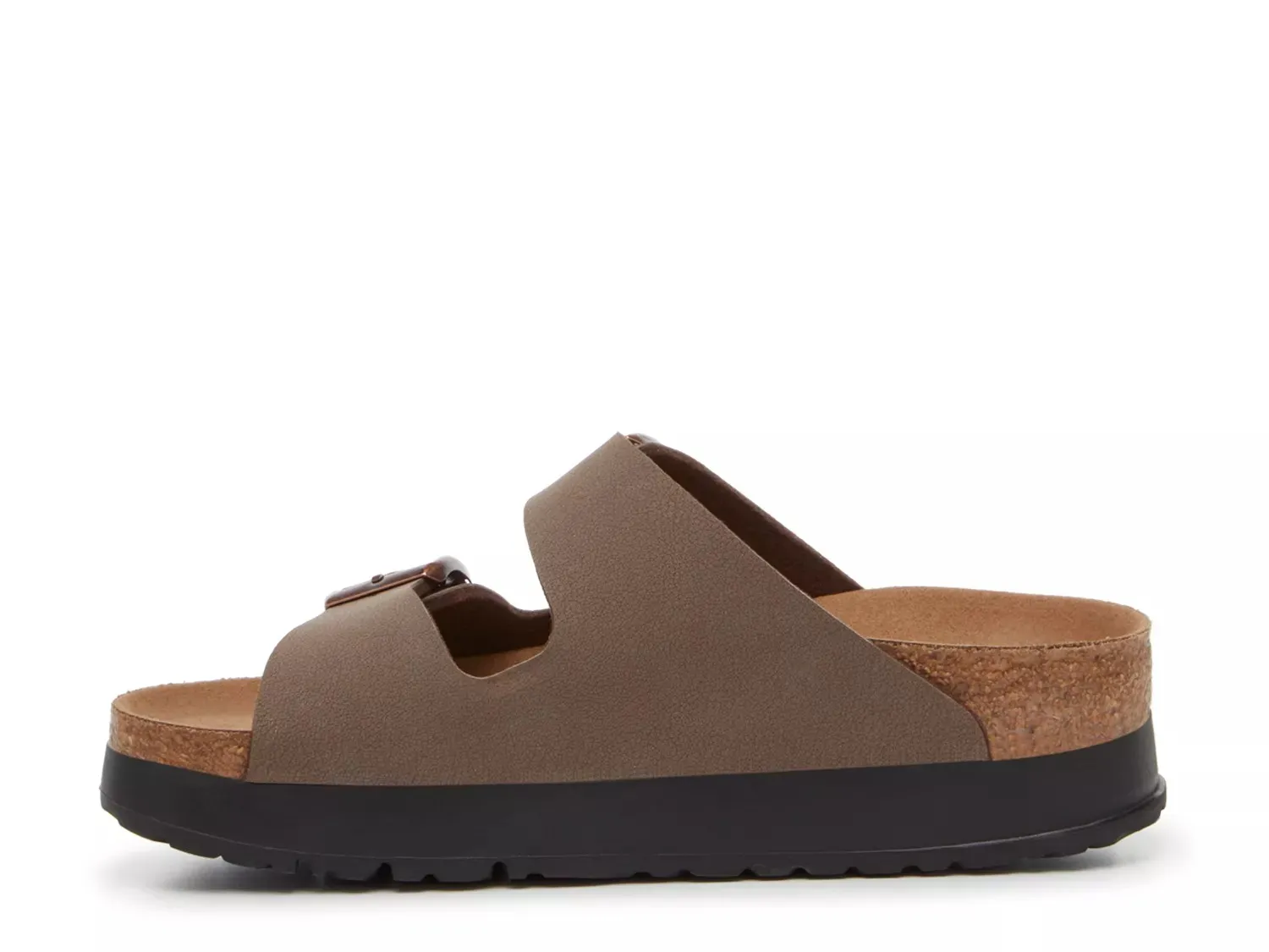 Сандалии Birkenstock Papillio By Birkenstock Arizona Platform Slide - женские, коричневые — фото 3