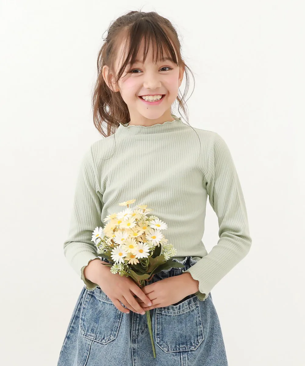 Футболка с длинным рукавом Mellow Rib, длинная футболка, модель 25AW Devirock, G Green — фото 2
