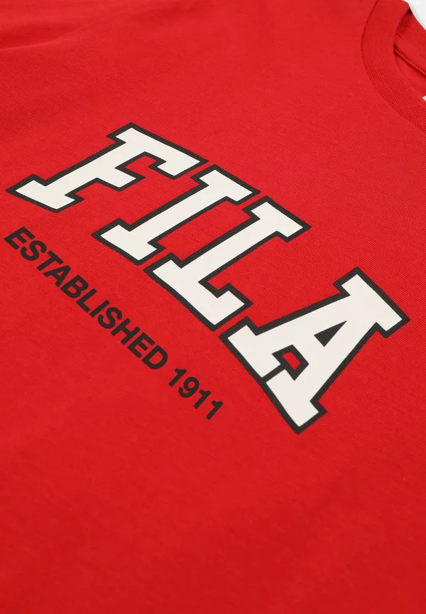 Футболка с графическим принтом apparel rifredi regular Fila, True Red — фото 3