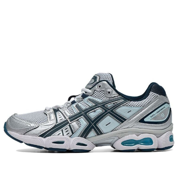 Кроссовки гель нимбус 9 Asics, серебряный