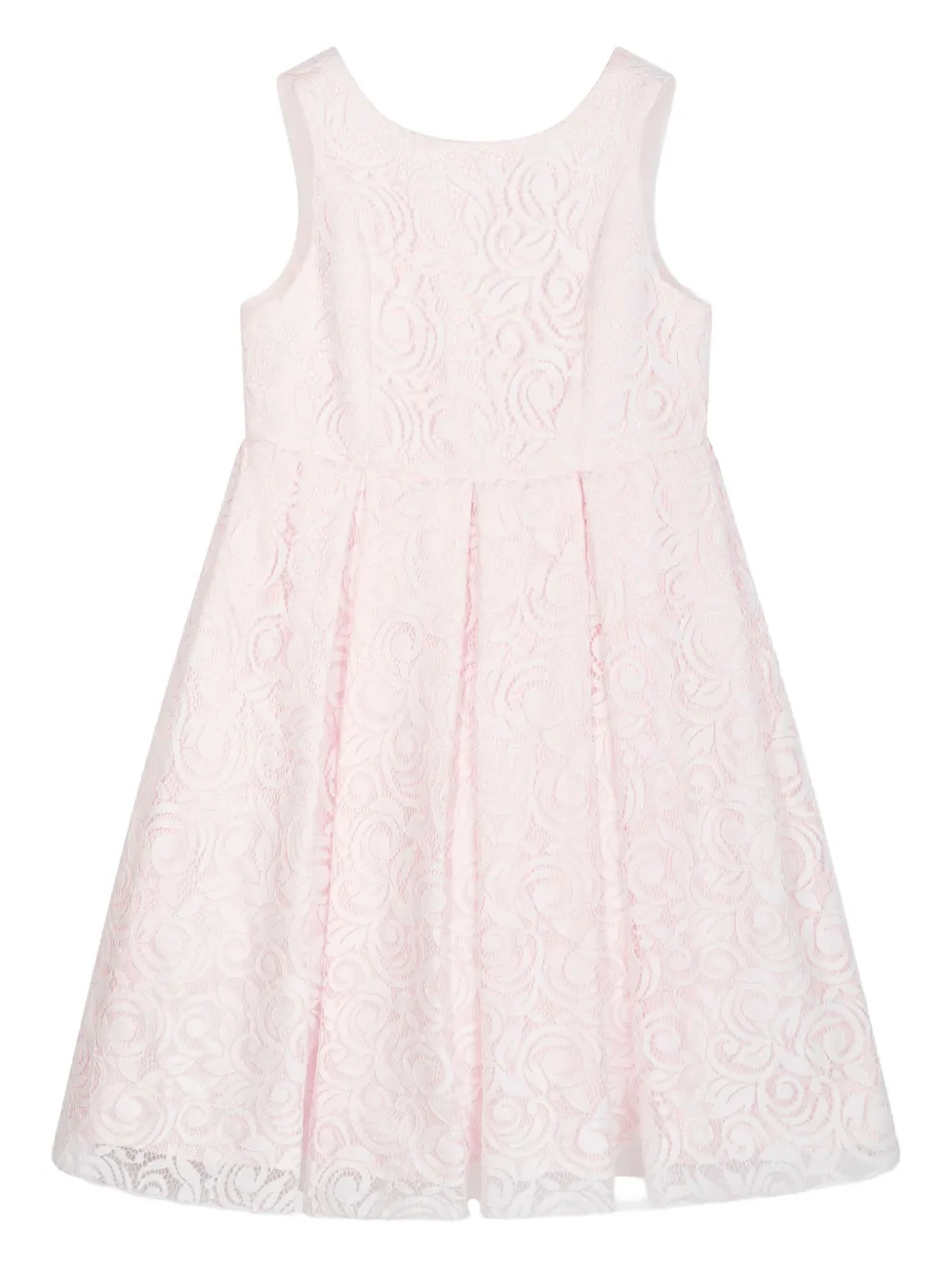 Платье с кружевом и складками Dress & Fleur, розовый — фото 3