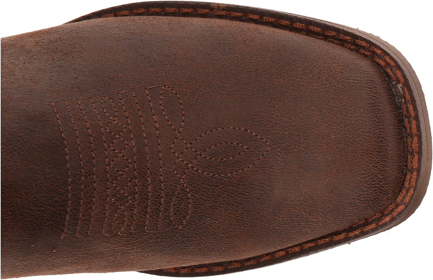Ковбойские сапоги American Patriot Roper, цвет Brown Faux Leather Vamp Stars & Stripes Shaft — фото 2