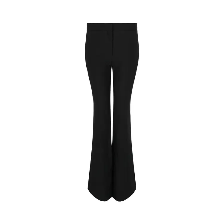 Брюки-клеш Alexander McQueen, черные