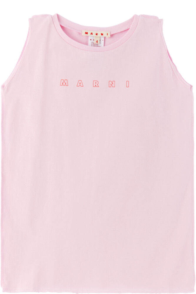 

Детская розовая накидка с логотипом Marni