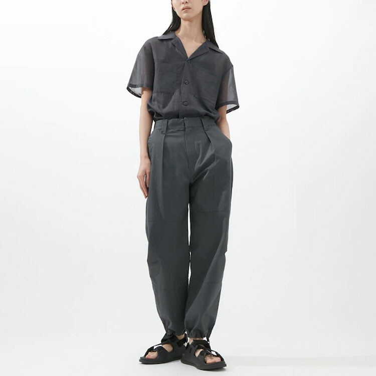 U Collection Повседневные брюки женские темно-серые Uniqlo — фото 2