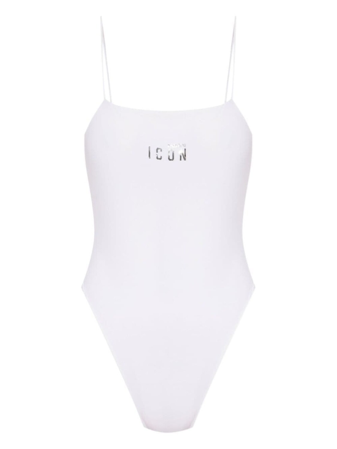 

Dsquared2 купальник с открытой спиной и логотипом, белый
