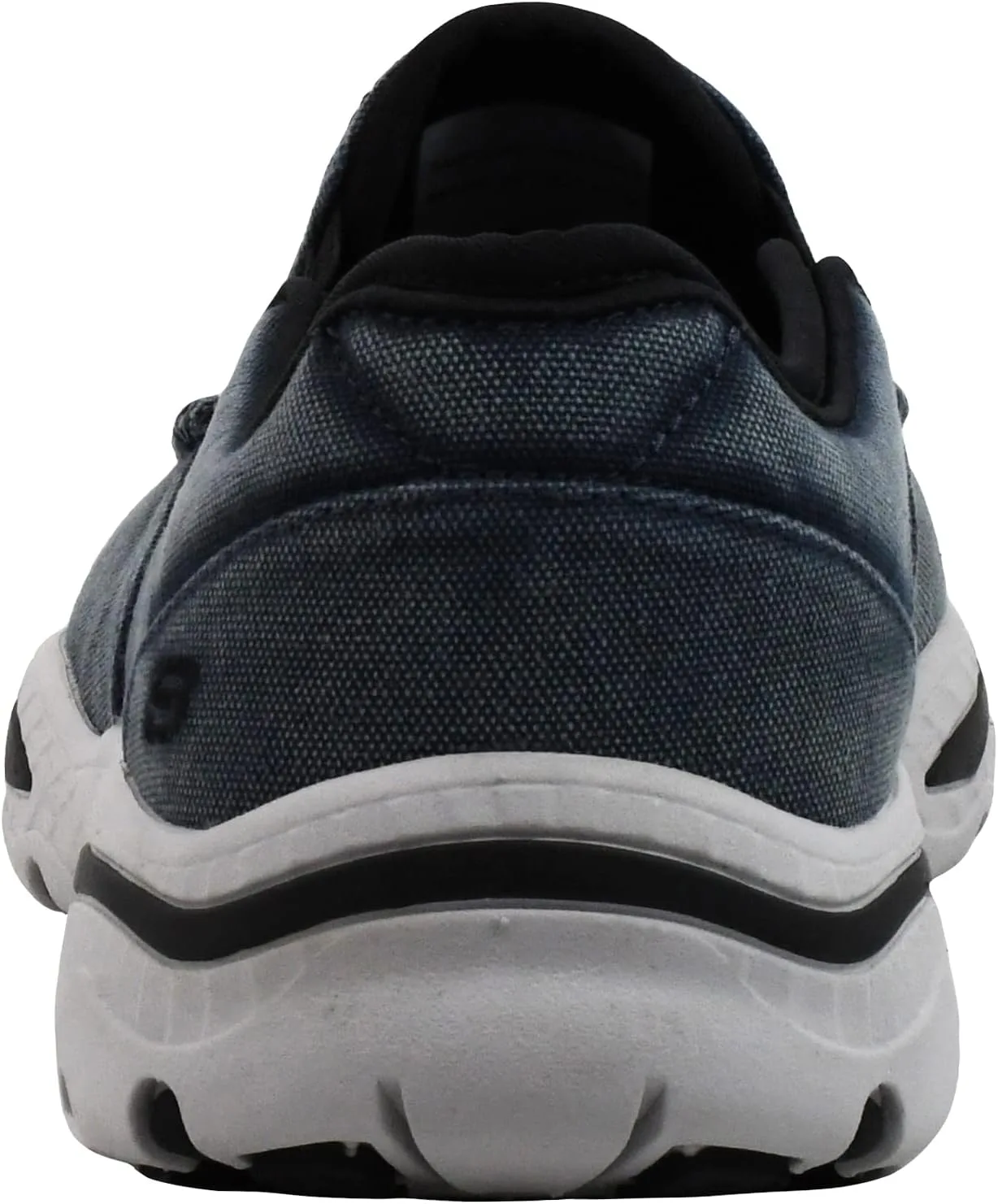 Мужские кроссовки Skechers Creston Moseco свободного кроя, черный/темно-синий — фото 3