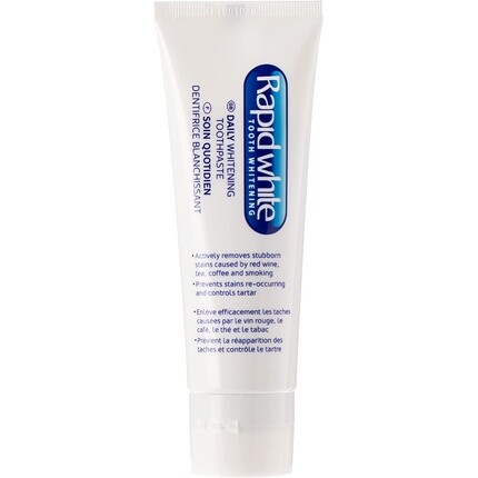 

Зубная паста Rapid White Daily Care отбеливающая, 100 мл, Белый, Зубная паста Rapid White Daily Care отбеливающая, 100 мл