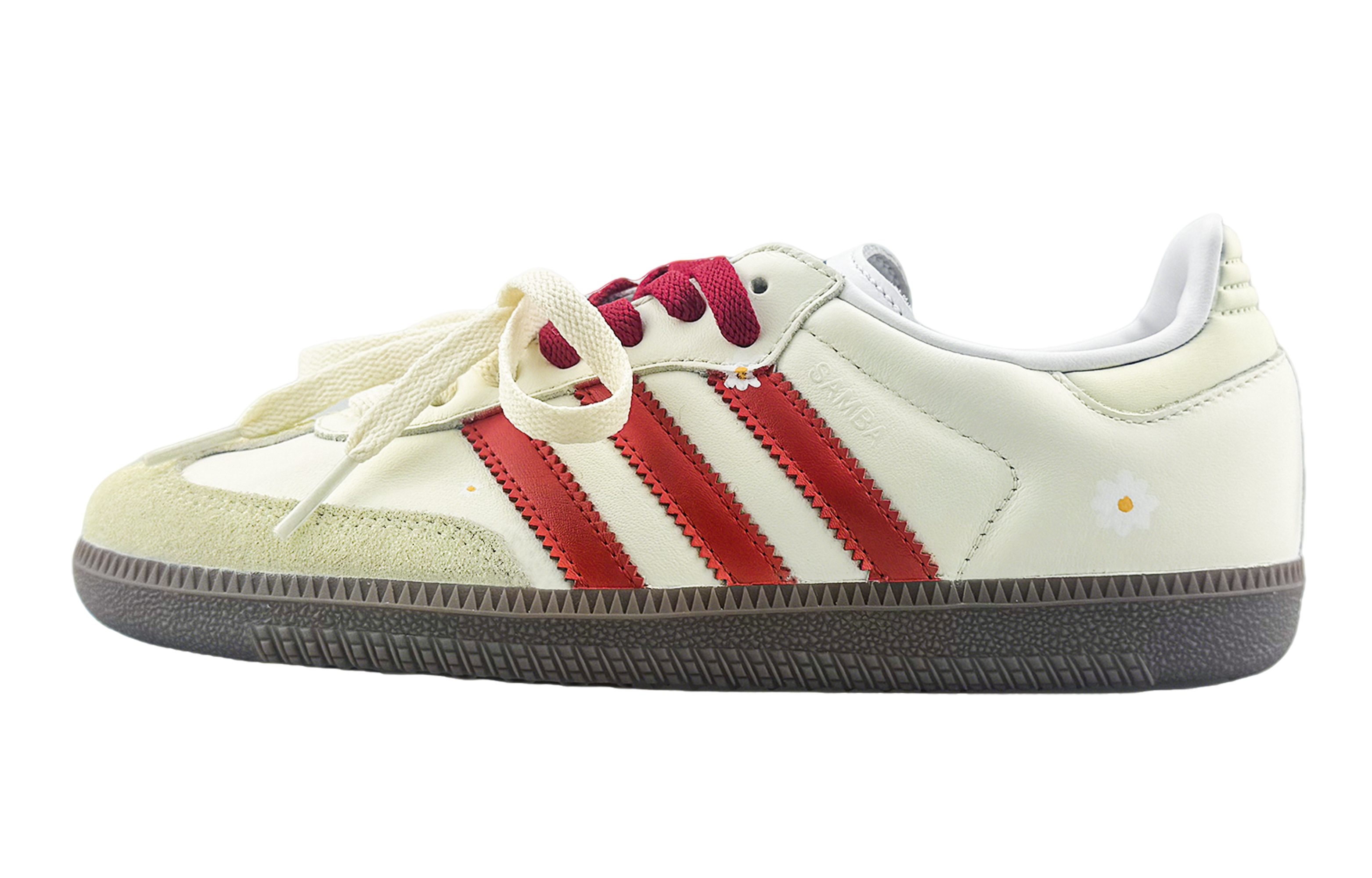 Adidas Originals Кроссовки SAMBA OG Abrasion Resistant Low top Unisex Ecru — фото 3