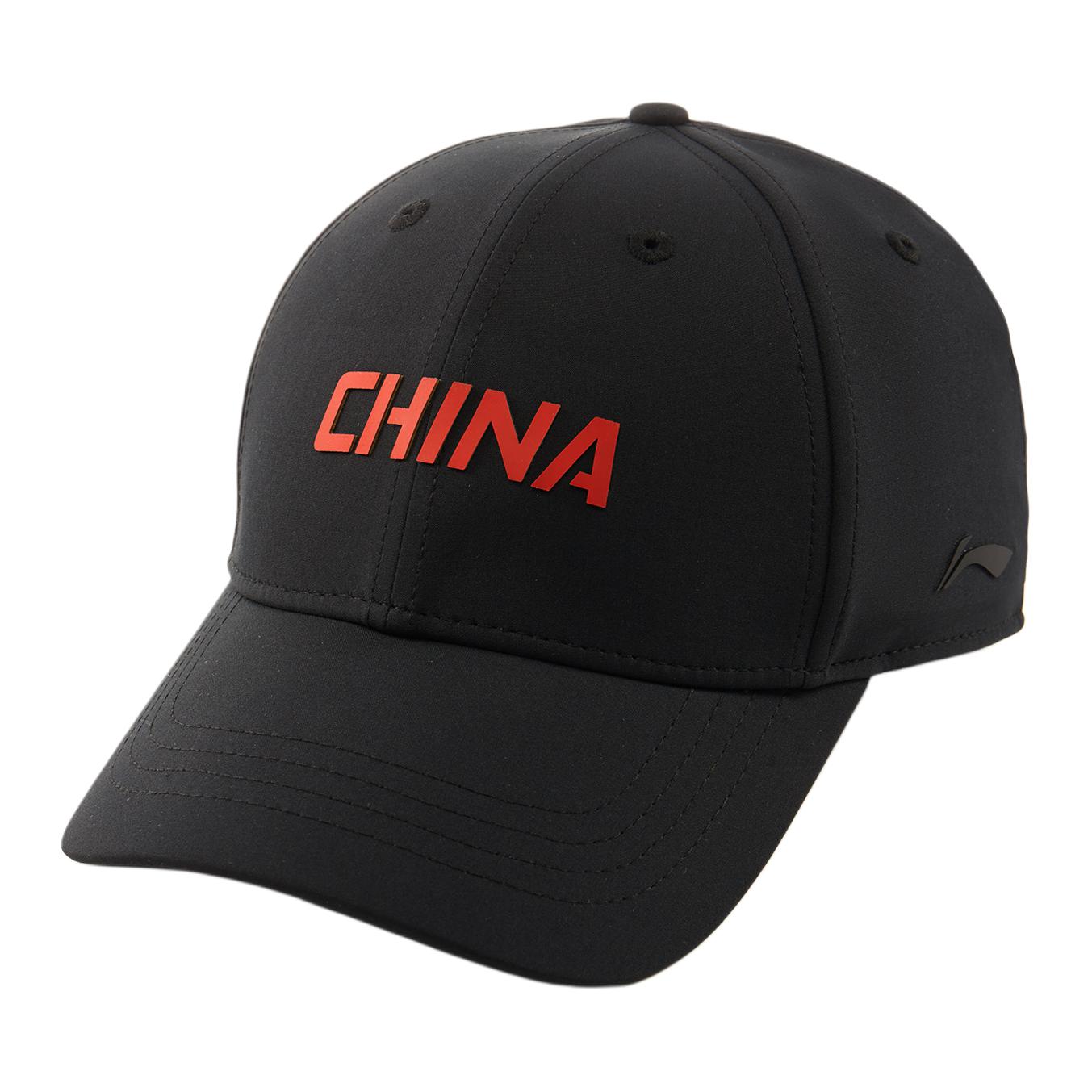 

LINING Бейсболка из полиэстера унисекс черная, Black