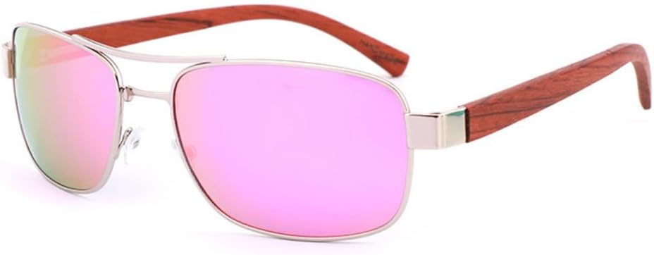 

Мужские солнцезащитные очки, женские солнцезащитные очки, розовые и голубые линзы, ручная работа, холодные оттенки, защита от УФ-излучения UV400 TYUVIVO, Pink Lens With Case