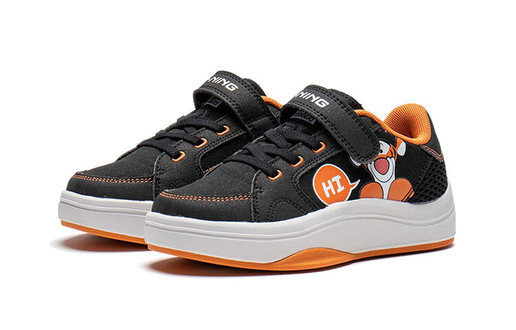 Disney X LiNing X Disney Детские кроссовки для скейтбординга PS Low-top черного цвета Lining Young — фото 3