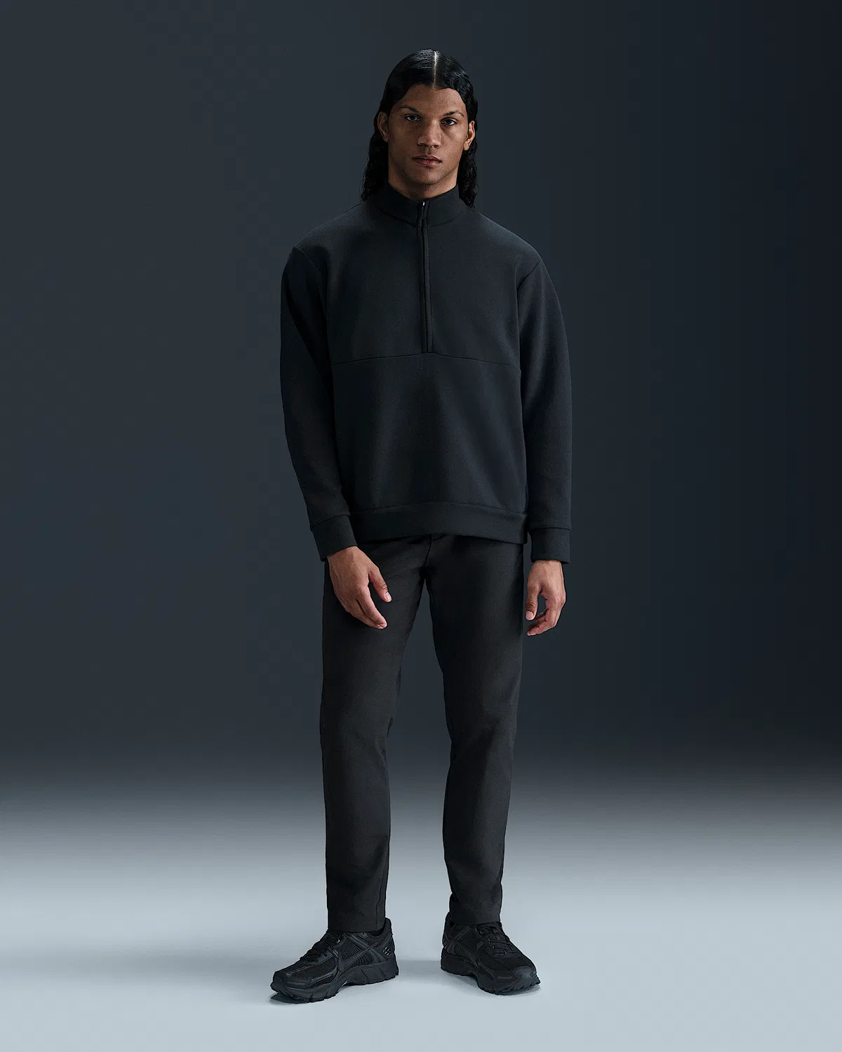 Мужские брюки-чинос Dri-FIT Slim Nike 24.7 PerfectStretch, Black/Black/Dark Smoke Grey