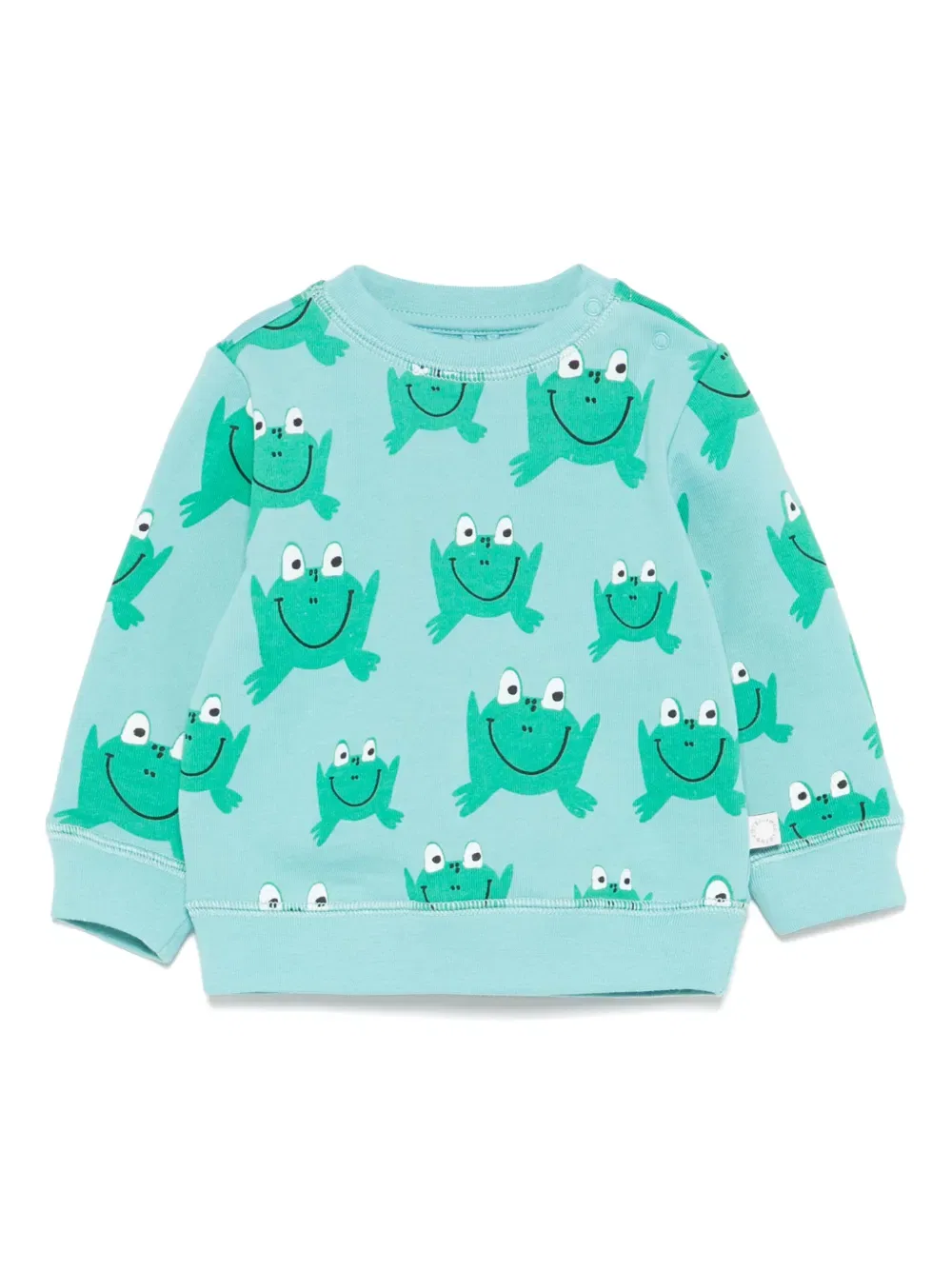 Толстовка с принтом лягушек Stella Mccartney Kids, синий