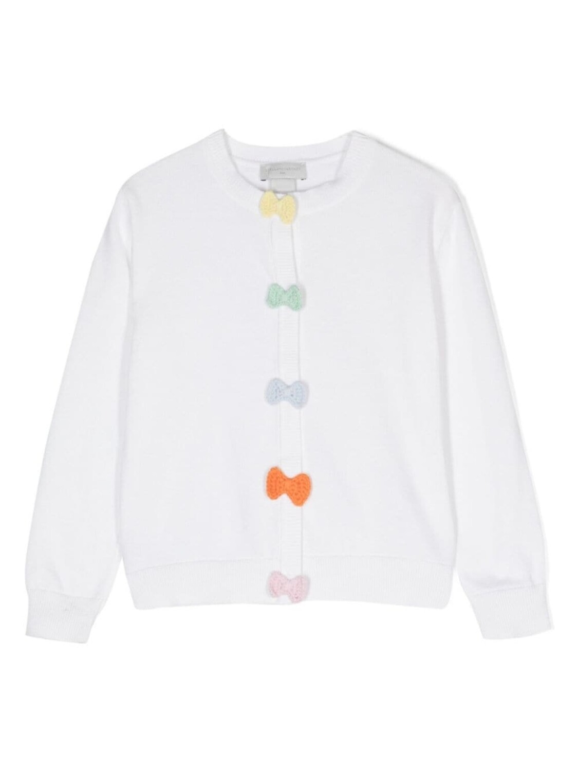 

Stella McCartney Kids кардиган с бантами, белый