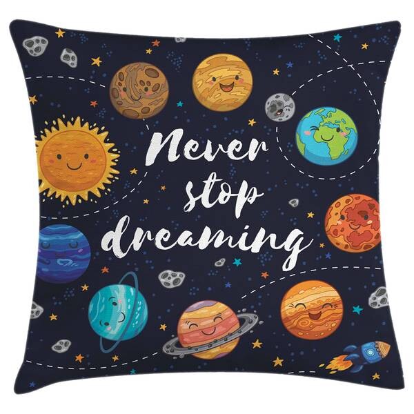 

Наволочка twentyfour Outer Space, 50 см, разноцветный
