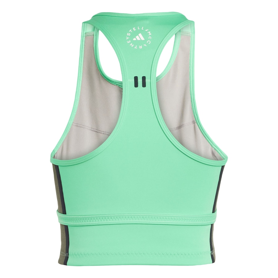 Спортивный топ ADIDAS BY STELLA MCCARTNEY High Neck Crop, зеленый/мятный — фото 2