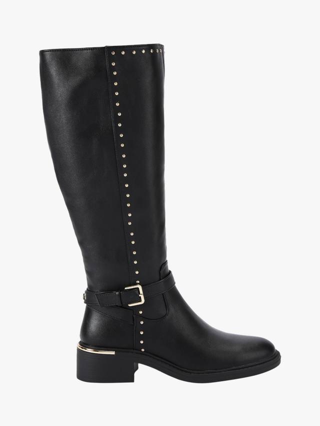 Стильные высокие ботинки до колена KG Kurt Geiger, Black